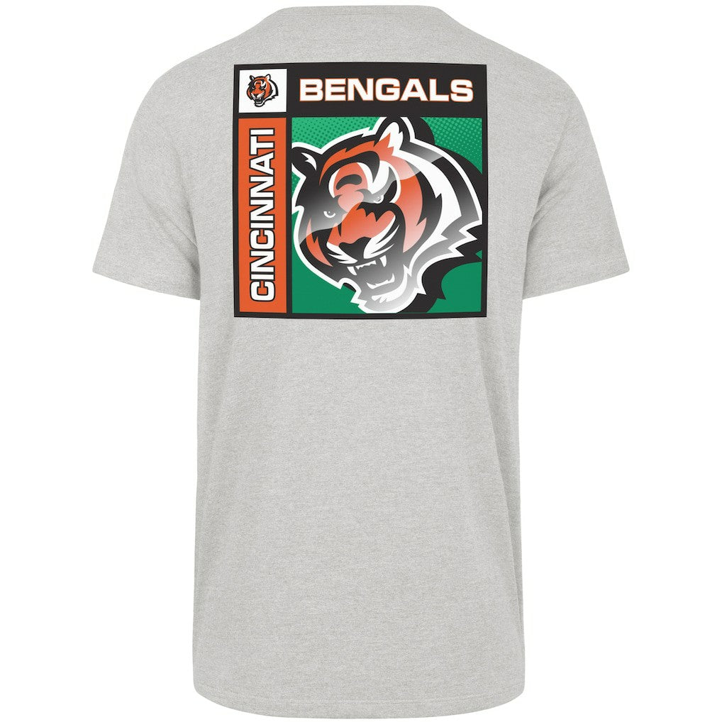 Cincinnati Bengals '47 Chrome Plate Franklin T-Shirt Gray - 47 brand
