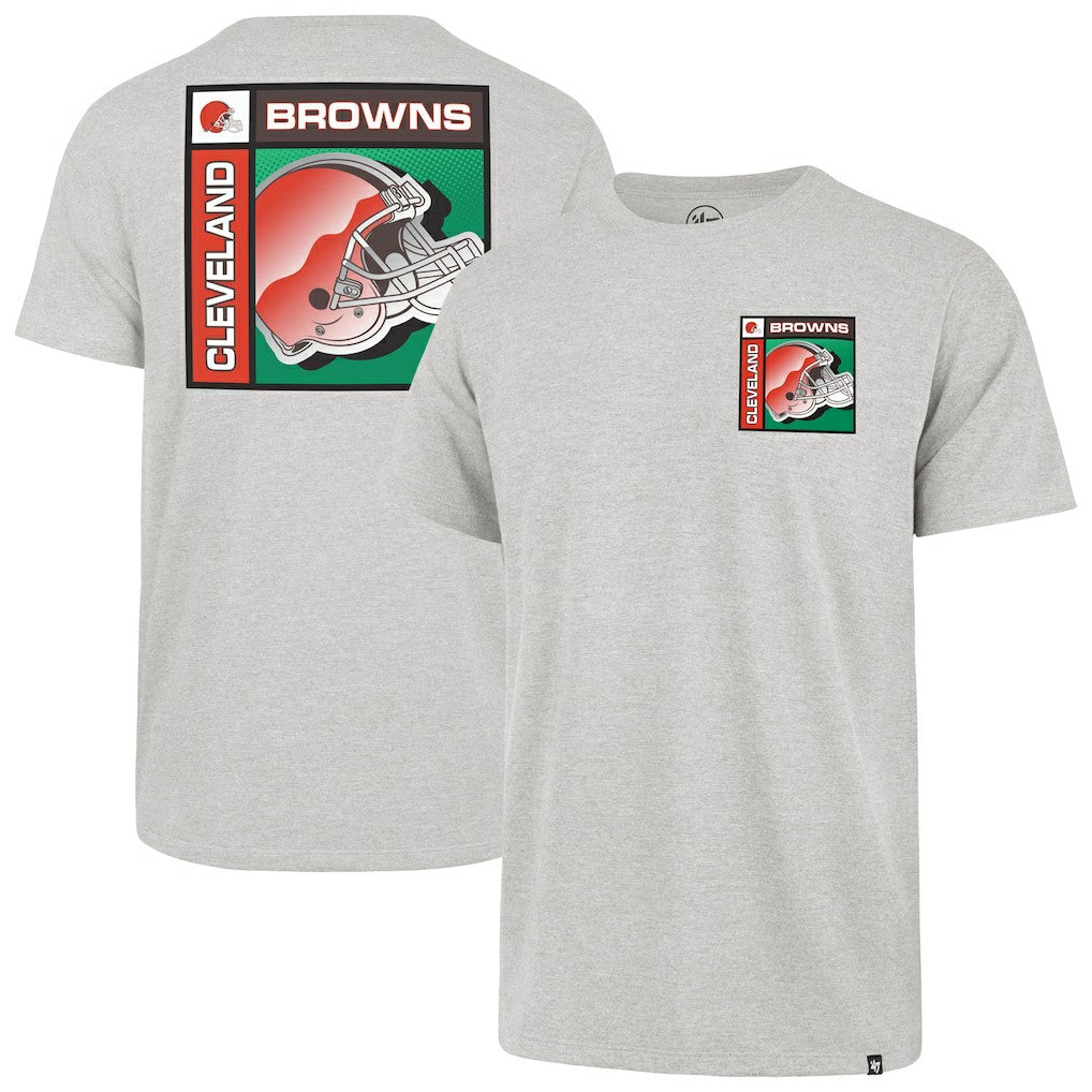 Cleveland Browns '47 Chrome Plate Franklin T-Shirt Gray - 47 brand