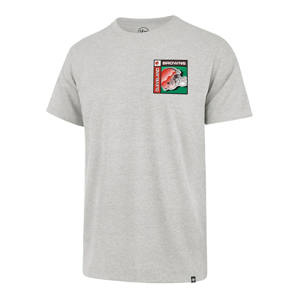 Cleveland Browns '47 Chrome Plate Franklin T-Shirt Gray - 47 brand
