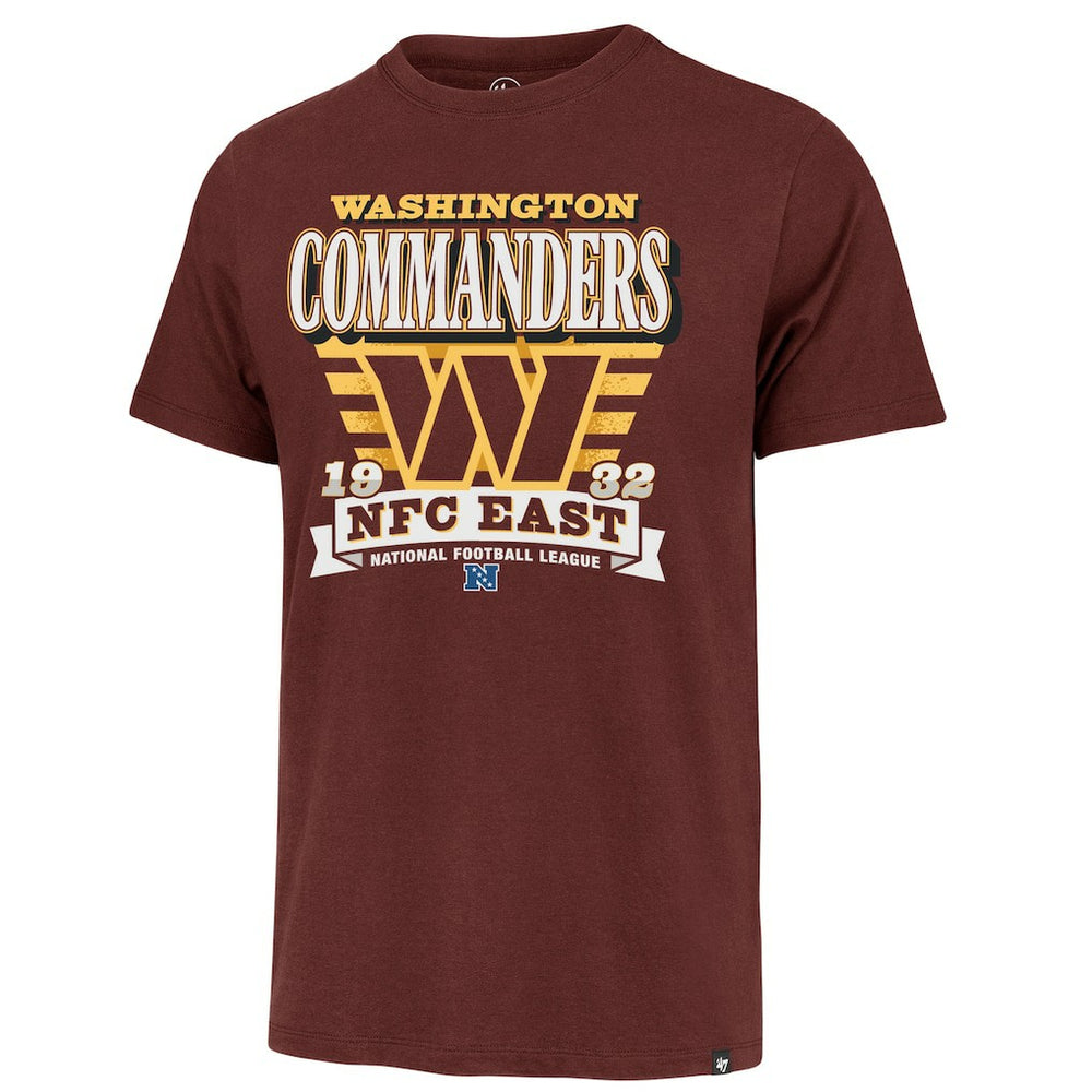 Washington Commanders '47 Stripe Splash Franklin T-Shirt Burgundy - 47 brand