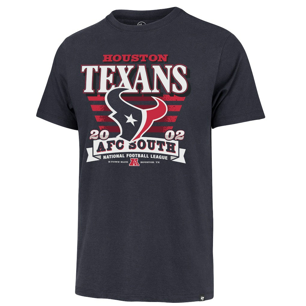 Houston Texans '47 Stripe Splash Franklin T-Shirt Navy - 47 brand