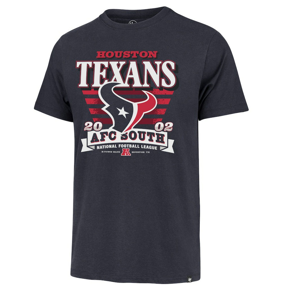 Houston Texans '47 Stripe Splash Franklin T-Shirt Navy - 47 brand