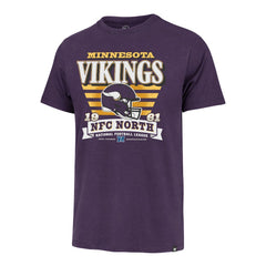 Minnesota Vikings '47 Stripe Splash Franklin T-Shirt Purple - 47 brand
