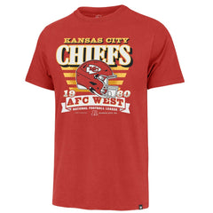 Kansas City Chiefs '47 Stripe Splash Franklin T-Shirt Red - 47 brand