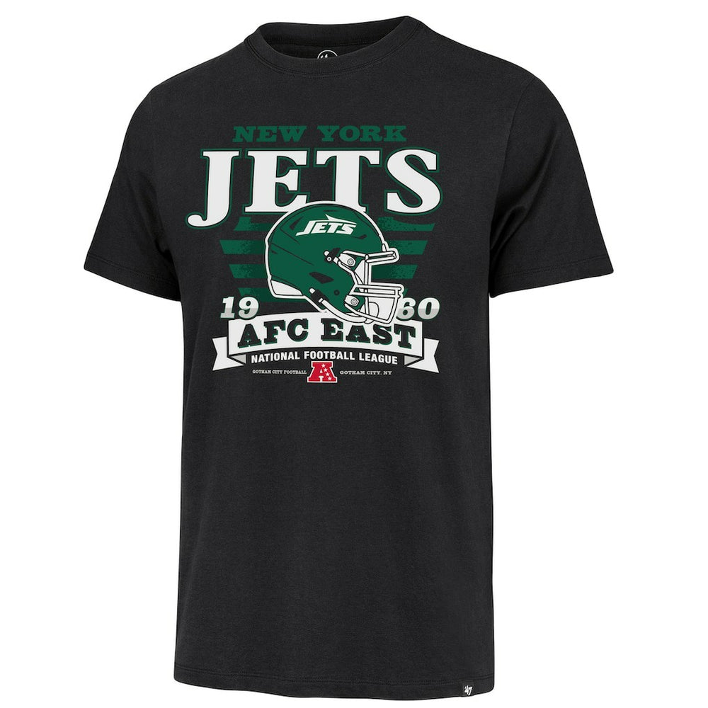 New York Jets '47 Stripe Splash Franklin T-Shirt Black - 47 brand