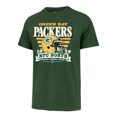 Green Bay Packers '47 Stripe Splash Franklin Throwback T-Shirt Green - 47 brand