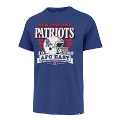 New England Patriots '47 Stripe Splash Franklin Throwback T-Shirt Royal - 47 brand