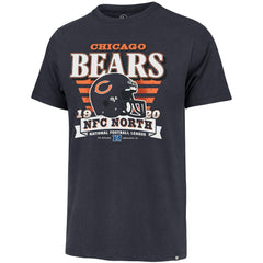 Chicago Bears '47 Stripe Splash Franklin Throwback T-Shirt Navy - 47 brand