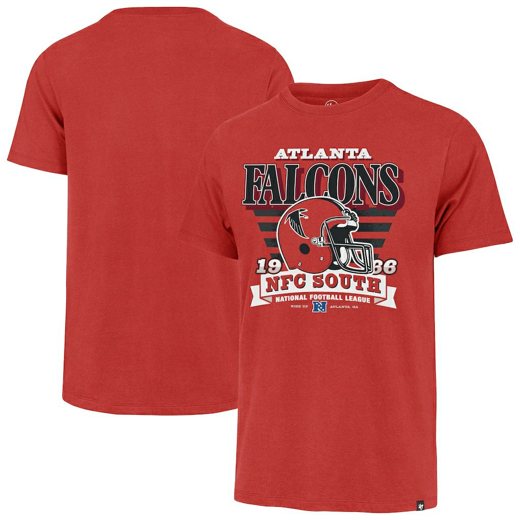 Atlanta Falcons '47 Stripe Splash Franklin Throwback T-Shirt Red - 47 brand