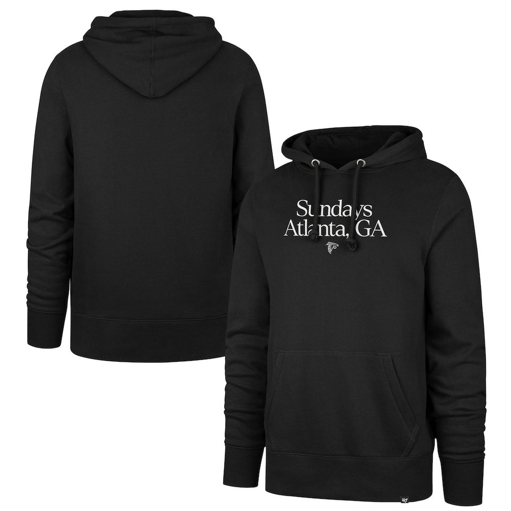 Atlanta Falcons '47 Sundays Regional Headline Hoodie Black - 47 brand