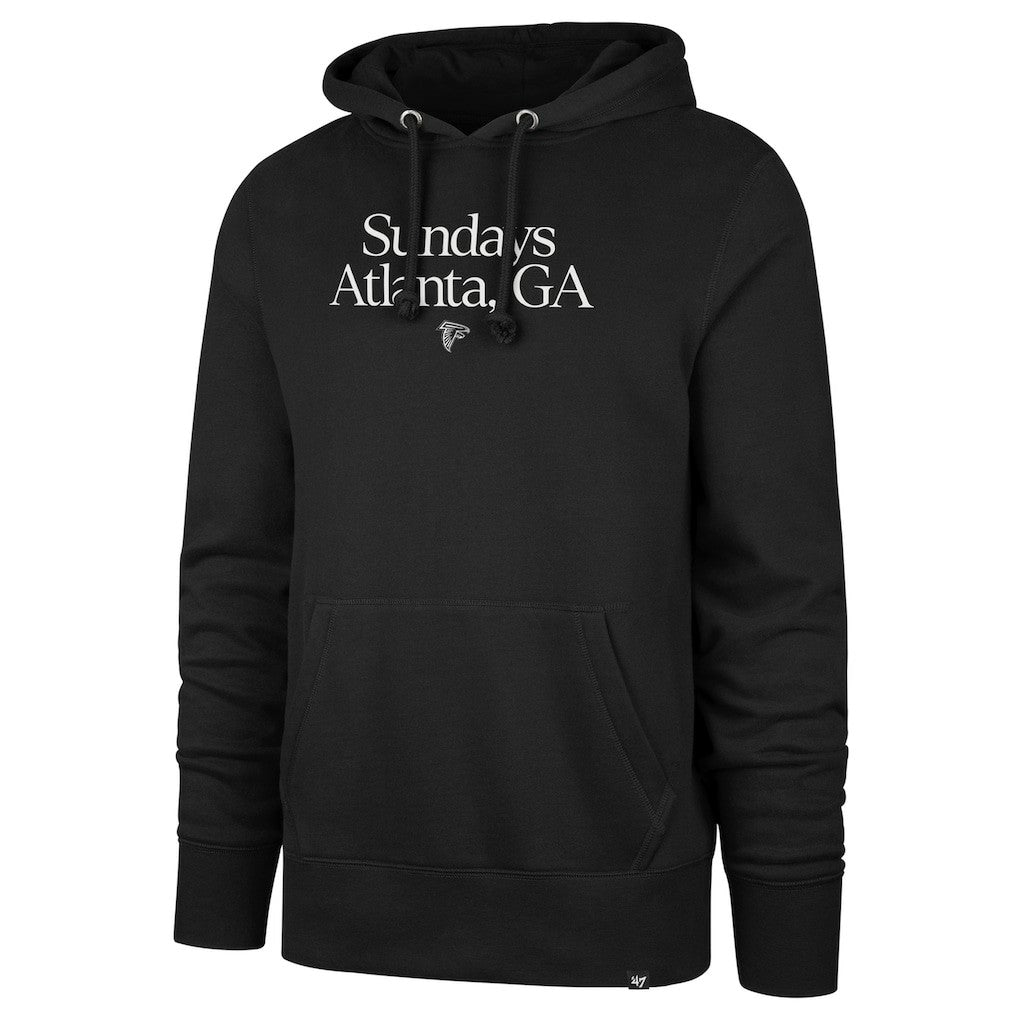 Atlanta Falcons '47 Sundays Regional Headline Hoodie Black - 47 brand