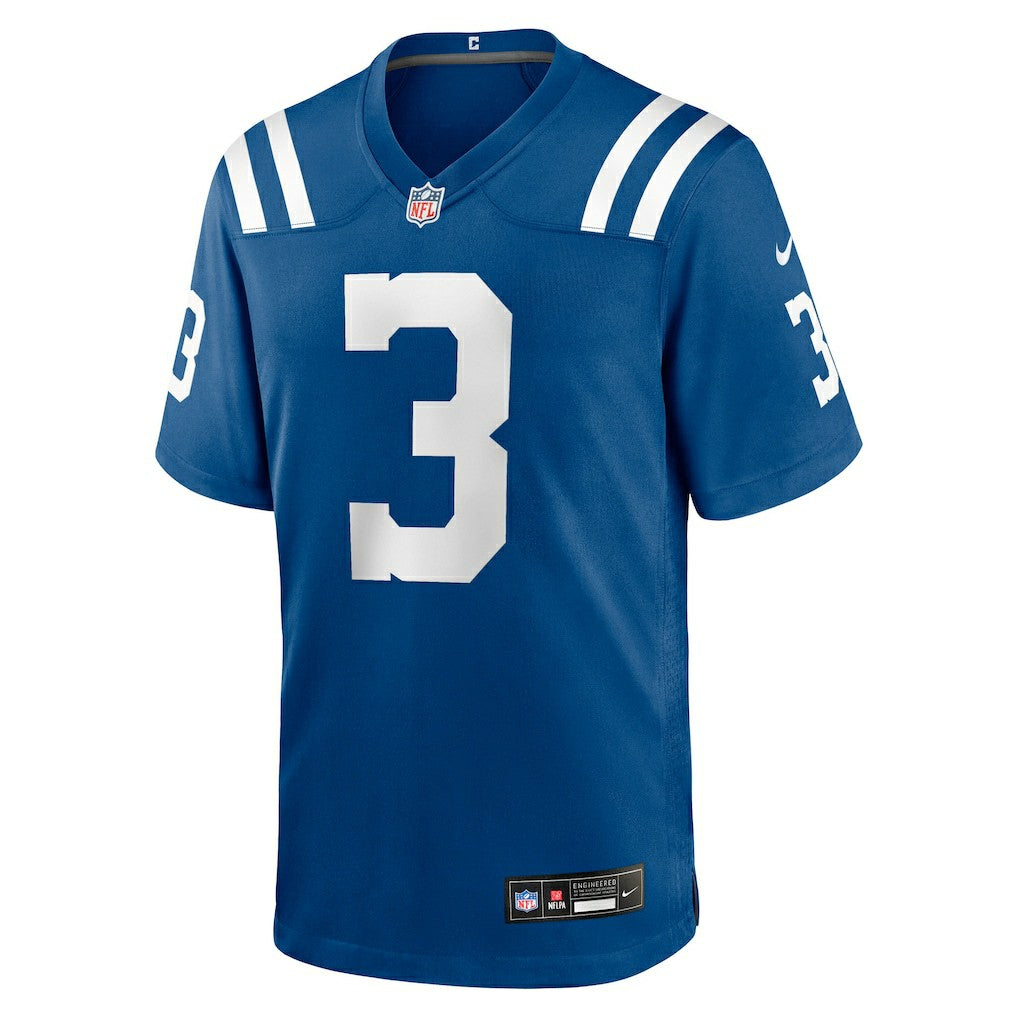 Spencer Shrader Indianapolis Colts Team Game Jersey Royal - Nike