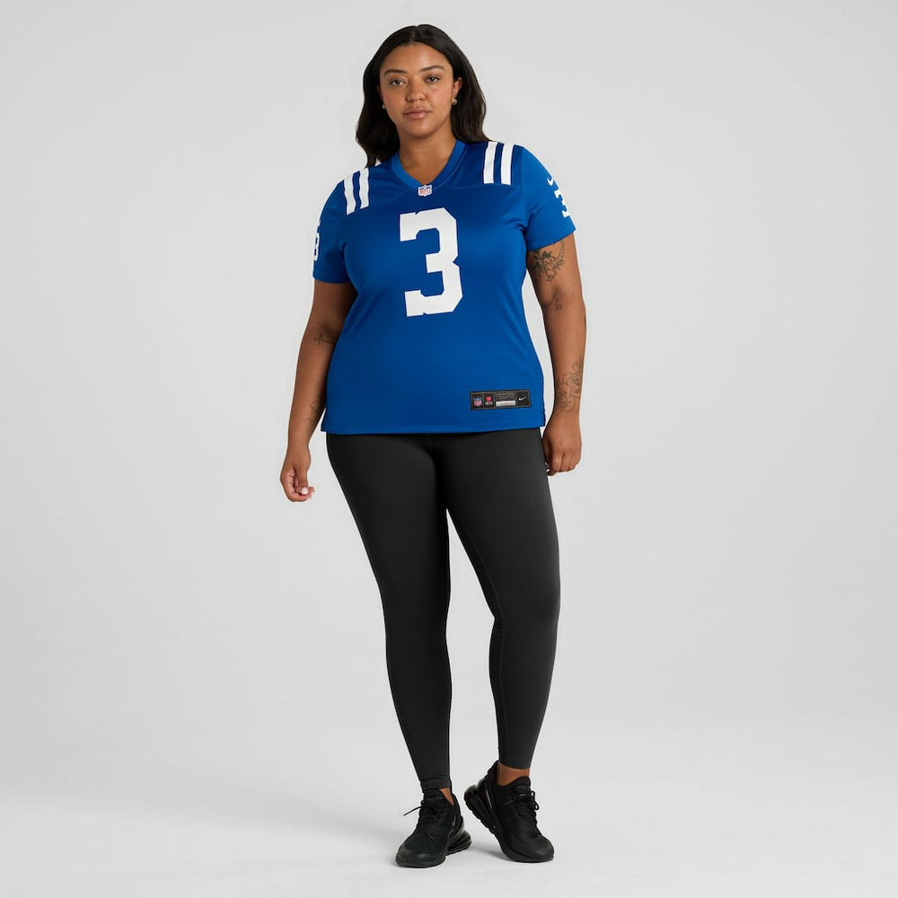 Spencer Shrader Indianapolis Colts Women's Team Game Jersey Royal - Nike