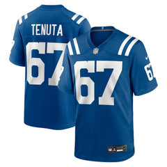 Luke Tenuta Indianapolis Colts Team Game Jersey Royal - Nike