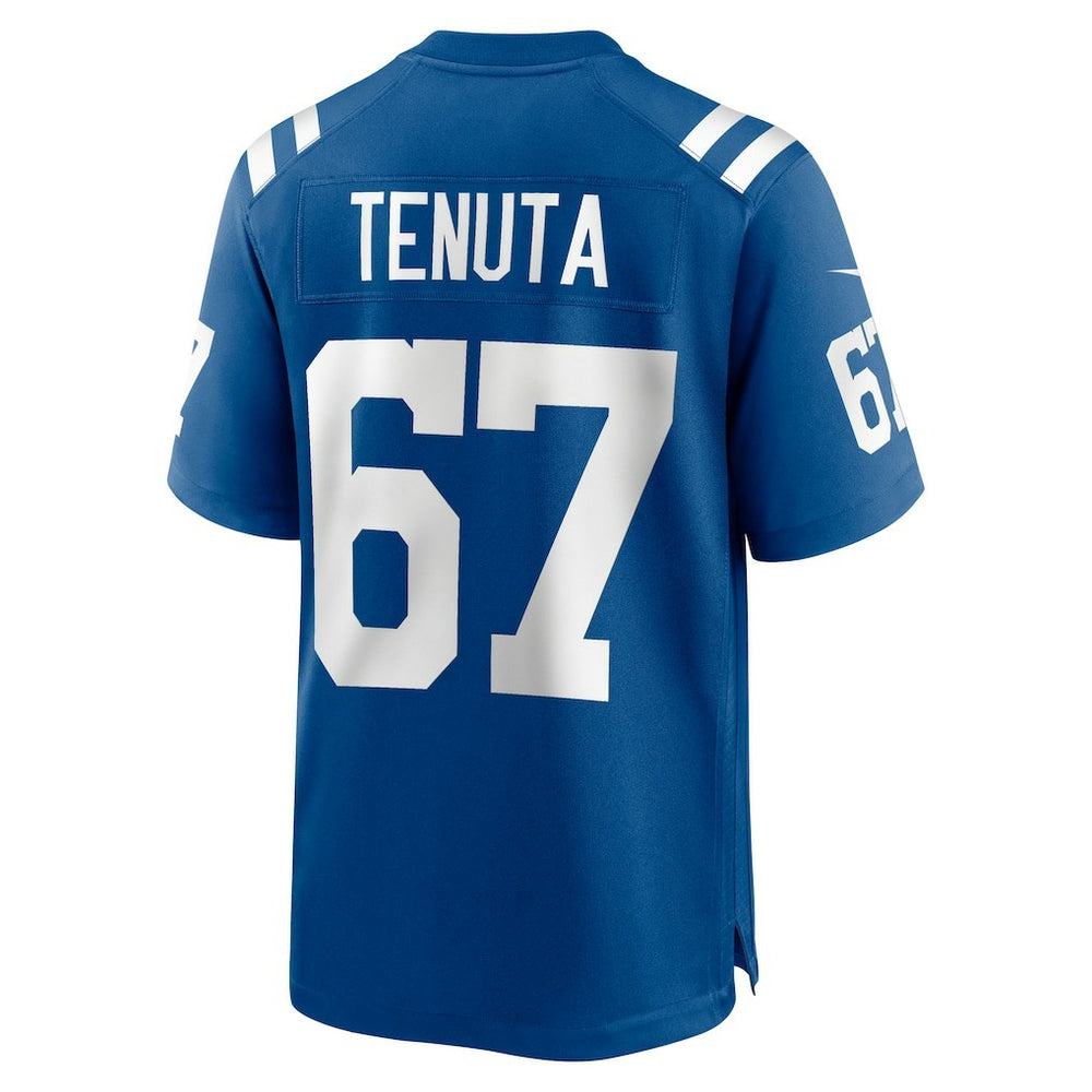 Luke Tenuta Indianapolis Colts Team Game Jersey Royal - Nike