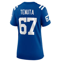 Luke Tenuta Indianapolis Colts Women's Team Game Jersey Royal - Nike