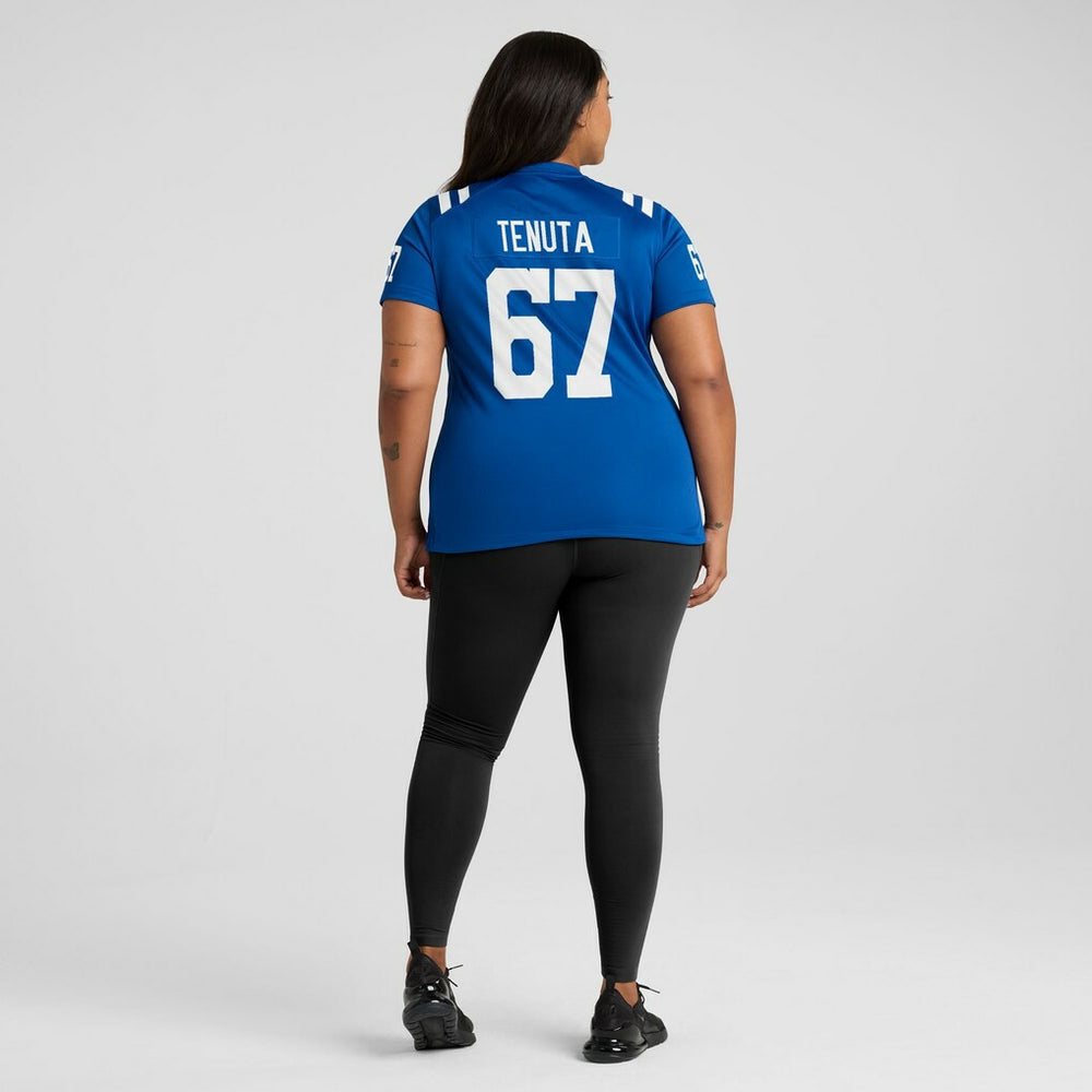 Luke Tenuta Indianapolis Colts Women's Team Game Jersey Royal - Nike