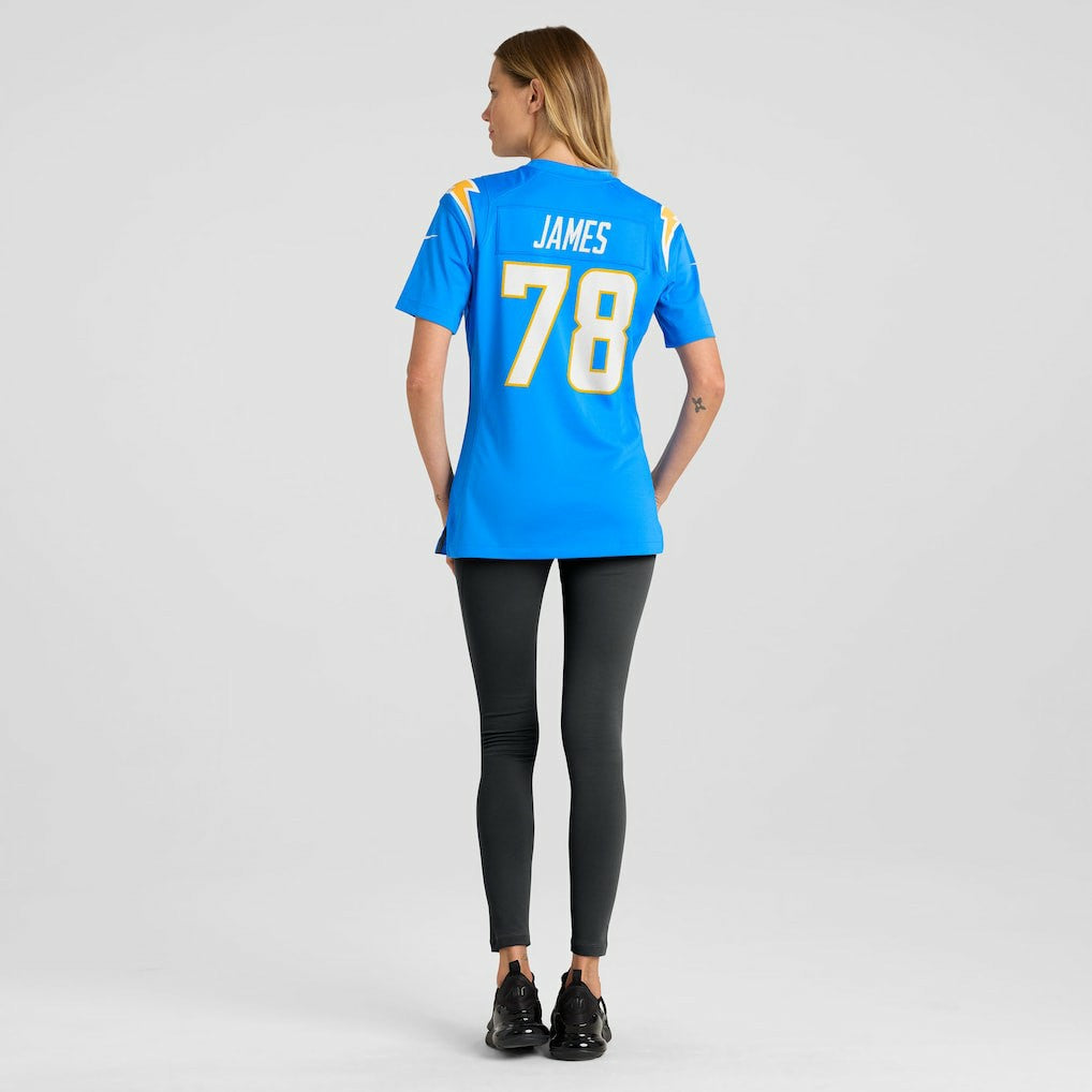 Andre James Los Angeles Chargers Women's Team Game Jersey Powder Blue - Nike