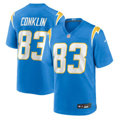 Tyler Conklin Los Angeles Chargers Team Game Jersey Powder Blue - Nike