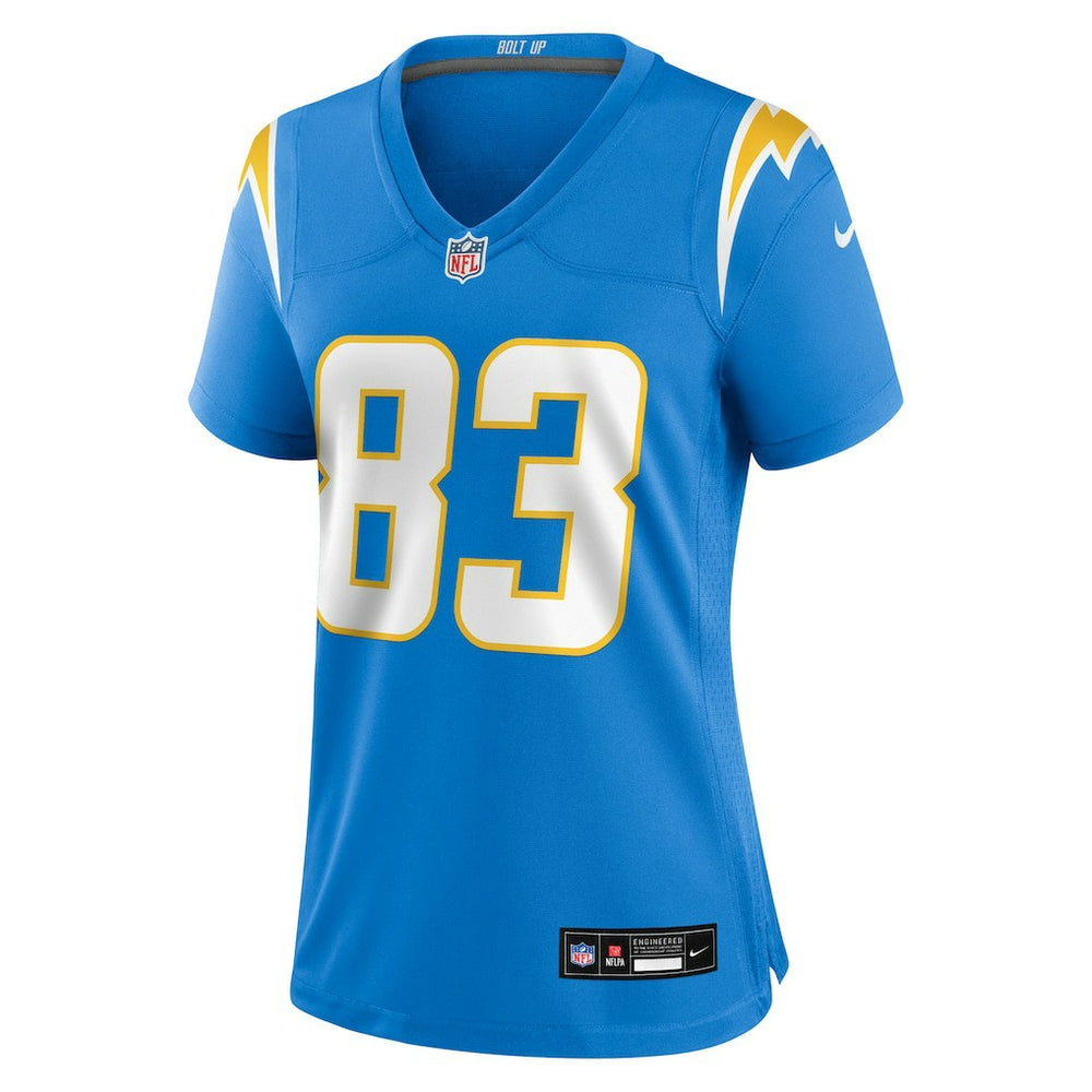 Tyler Conklin Los Angeles Chargers Women's Team Game Jersey Powder Blue - Nike