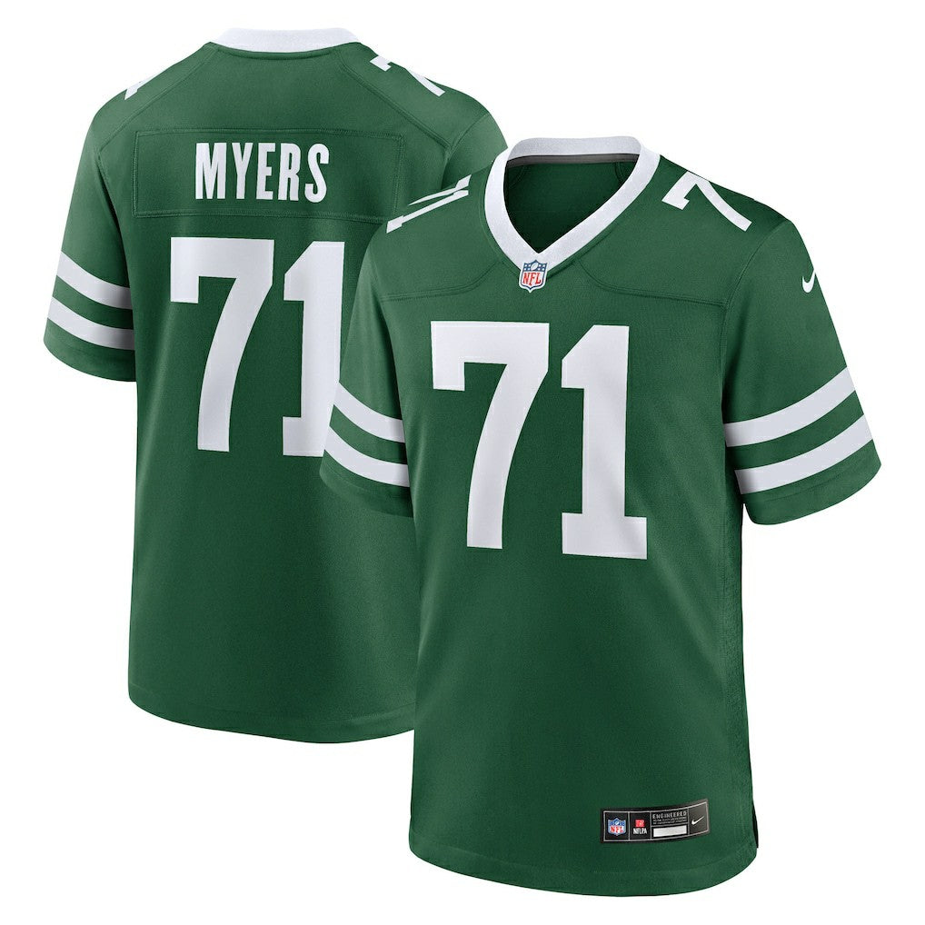 Josh Myers New York Jets Team Game Jersey Legacy Green - Nike