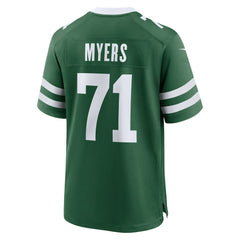 Josh Myers New York Jets Team Game Jersey Legacy Green - Nike