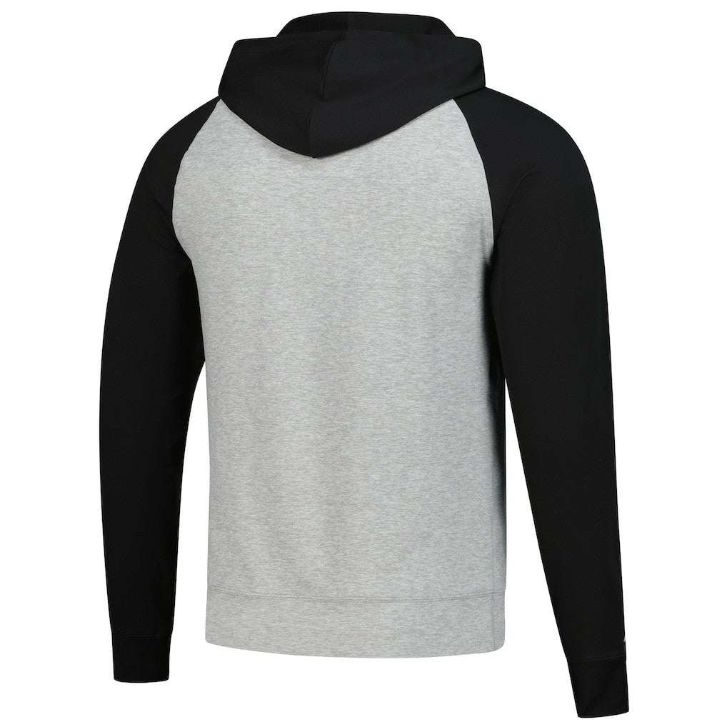 Cleveland Browns Antigua Urgent Pullover Hoodie Heather Gray/Black - NFL