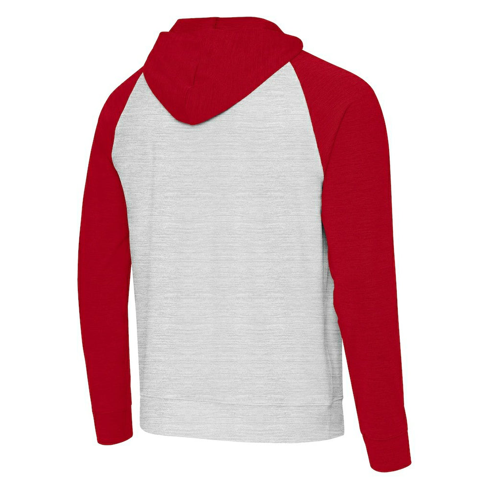 Kansas City Chiefs Antigua Urgent Pullover Hoodie Red/Gray - NFL