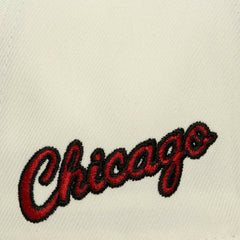Mitchell & Ness - Chicago Bulls Ochre Dusted Double Two-Toned Pro Crown Adjustable Hat - Cream