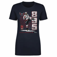 Alexander Ovechkin Washington Capitals 500 Level Women's NHL All-Time Leading Goal Scorer Vertical T-Shirt Navy