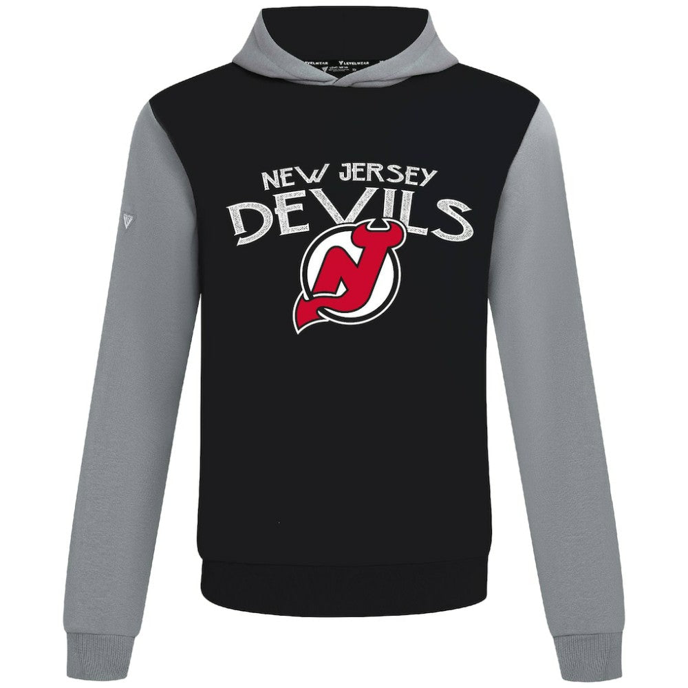 New Jersey Devils - Levelwear Ultimate Mission Pullover Hoodie Black/Gray