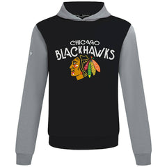 Chicago Blackhawks Levelwear Ultimate Mission Pullover Hoodie Black/Gray