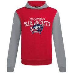 Columbus Blue Jackets - Levelwear Ultimate Mission Pullover Hoodie Red/Gray