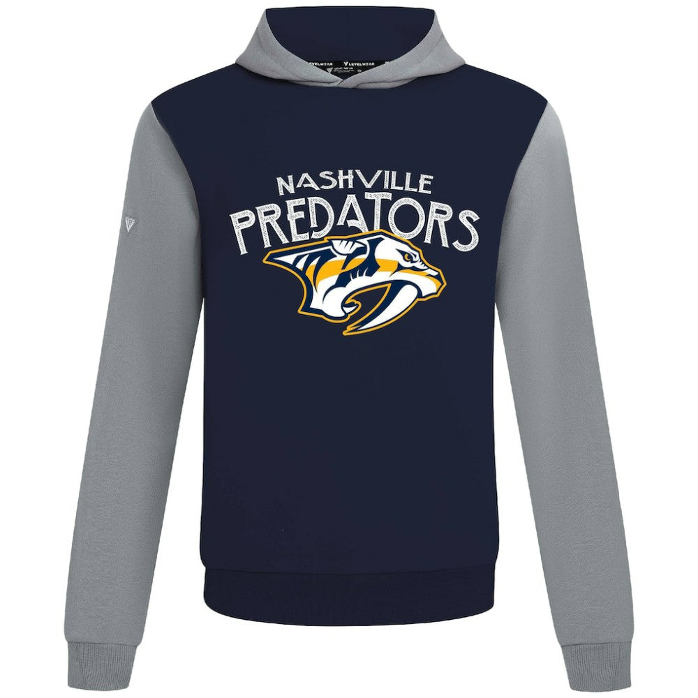 Nashville Predators - Levelwear Ultimate Mission Pullover Hoodie Navy/Gray