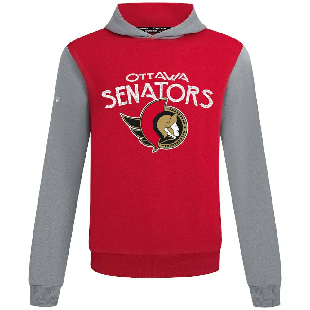 Ottawa Senators - Levelwear Ultimate Mission Pullover Hoodie Red/Gray