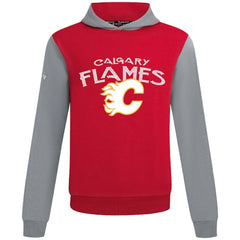 Calgary Flames - Levelwear Ultimate Mission Pullover Hoodie Red/Gray