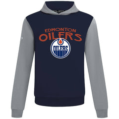 Edmonton Oilers - Levelwear Ultimate Mission Pullover Hoodie Navy/Gray