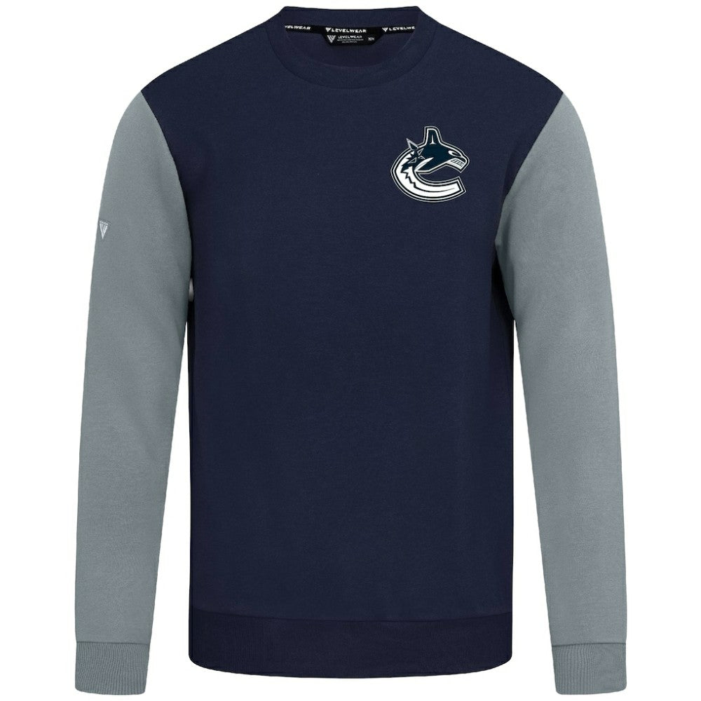 Vancouver Canucks - Levelwear Ultimate Response Sweatshirt Navy/Gray