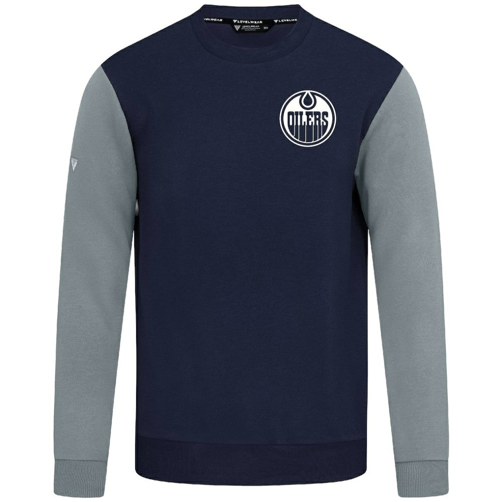 Edmonton Oilers - Levelwear Ultimate Response Sweatshirt Navy/Gray