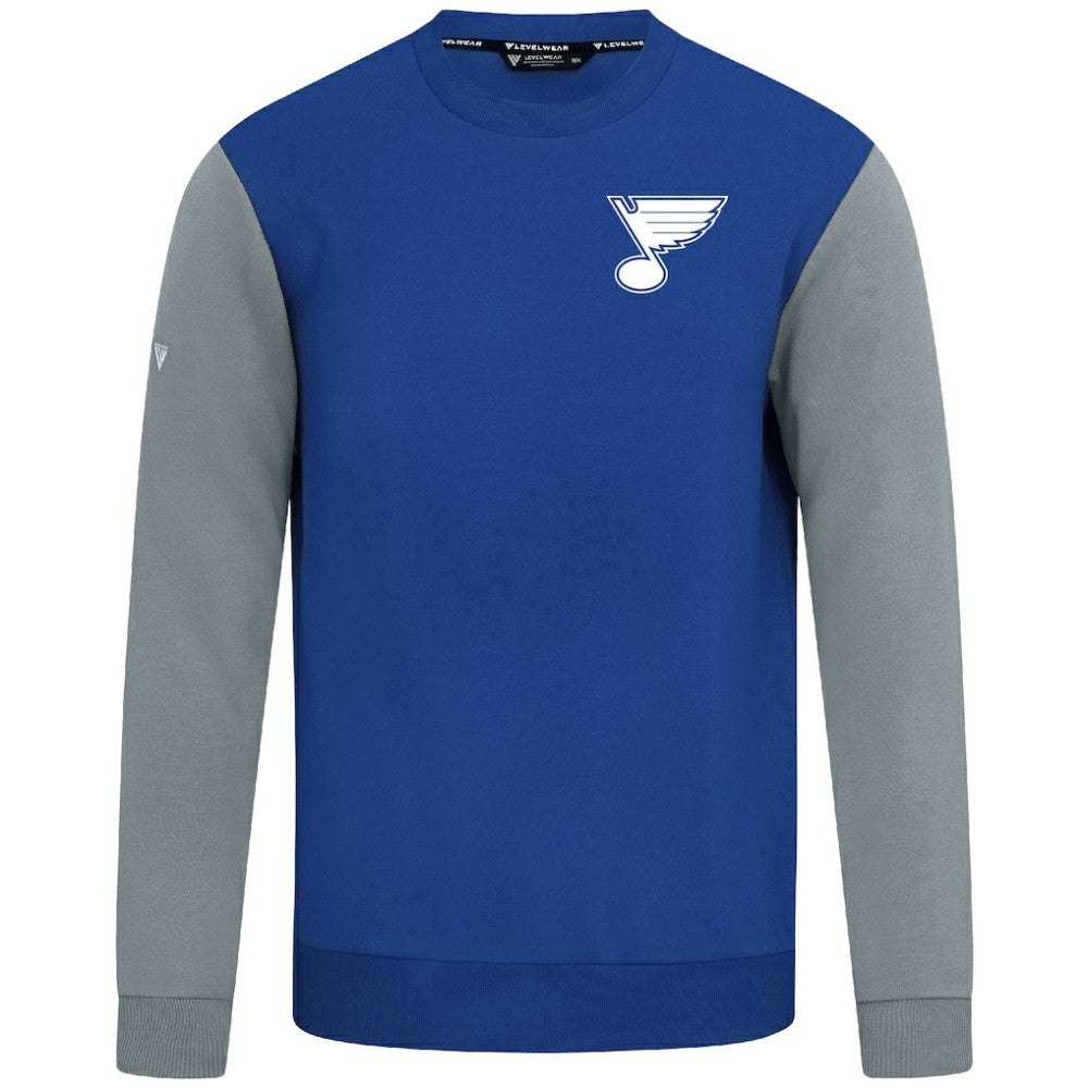 St. Louis Blues - Levelwear Ultimate Response Sweatshirt Royal/Gray
