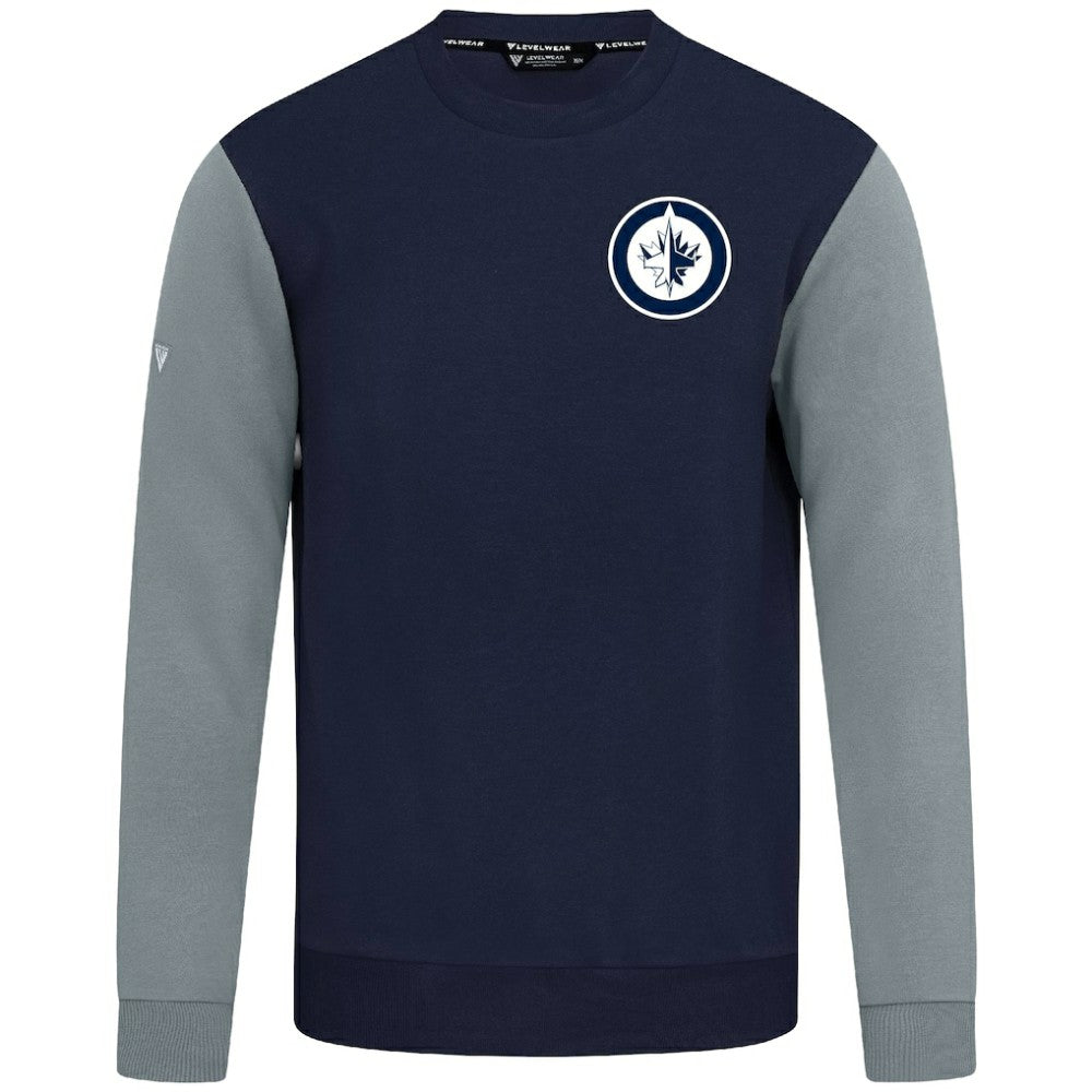 Winnipeg Jets - Levelwear Ultimate Response Sweatshirt Navy/Gray