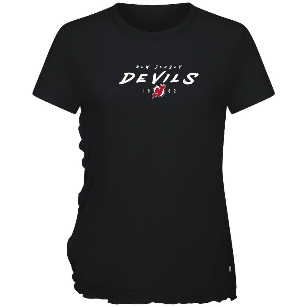 New Jersey Devils - Levelwear Women's Airflow Scratched T-Shirt Black