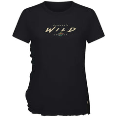 Minnesota Wild - Levelwear Women's Airflow Scratched T-Shirt Black