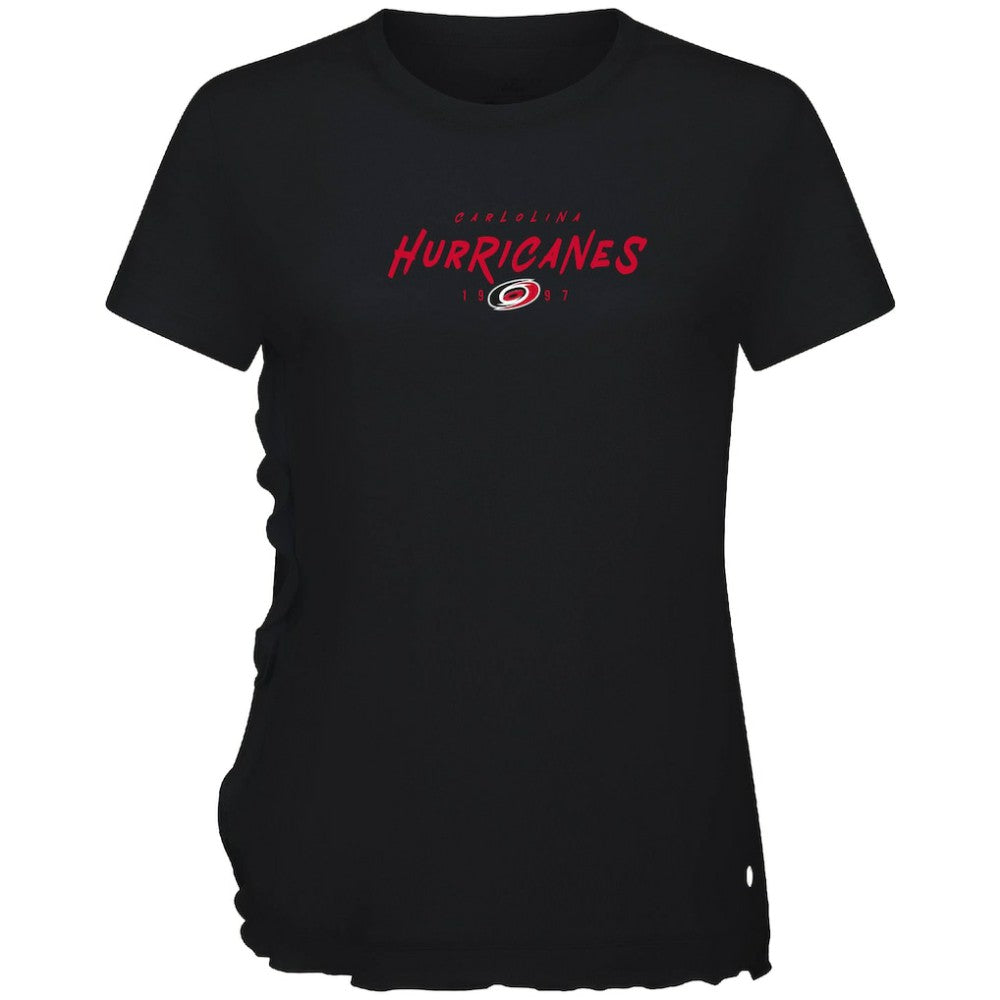 Carolina Hurricanes - Levelwear Women's Airflow Scratched T-Shirt Black