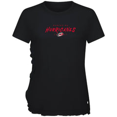 Carolina Hurricanes - Levelwear Women's Airflow Scratched T-Shirt Black