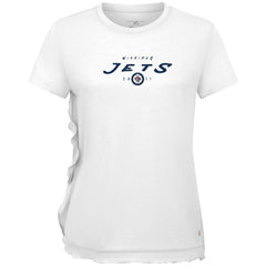 Winnipeg Jets - Levelwear Women's Airflow Scratched T-Shirt White