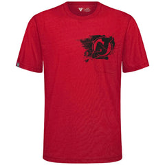 New Jersey Devils - Levelwear Focal Blasted T-Shirt Red