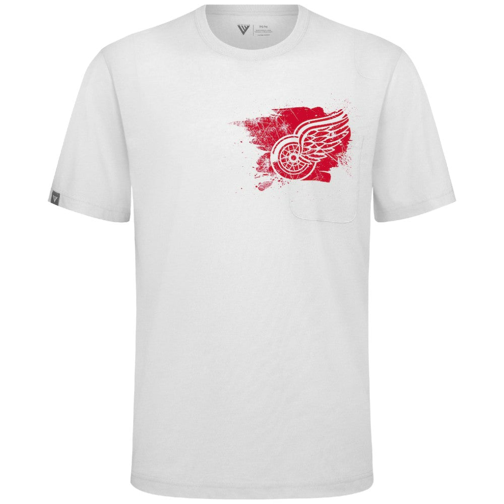 Detroit Red Wings - Levelwear Focal Blasted T-Shirt White