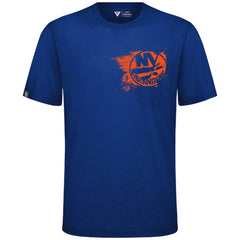 New York Islanders - Levelwear Focal Blasted T-Shirt Royal