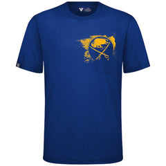 Buffalo Sabres - Levelwear Focal Blasted T-Shirt Royal